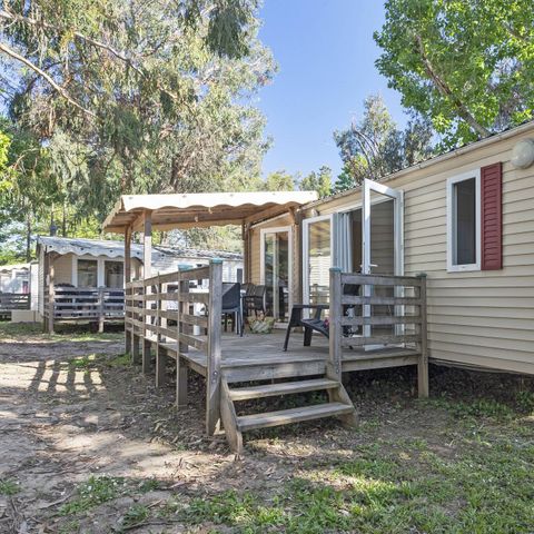 MOBILHOME 6 personnes - Comfort | 2 Ch. | 4/6 Pers. | Terrasse surélevée | 1 SDB | Clim.