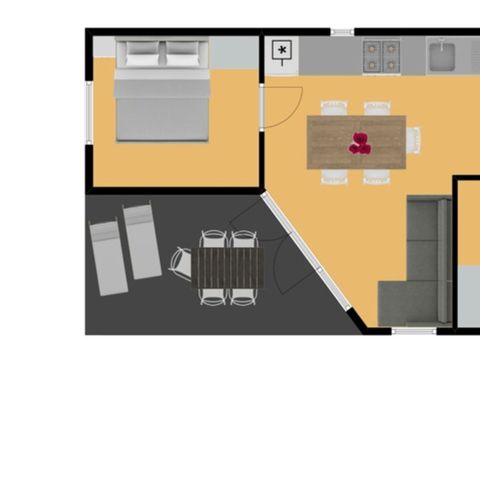 MOBILHOME 5 personnes - Roquefort