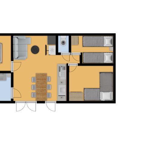 MOBILHOME 6 personnes - Roc Nantais