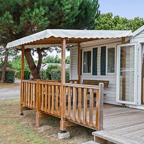 MOBILHOME 6 personnes - Comfort XL | 3 Ch. | 6 Pers. | Terrasse surélevée | Clim