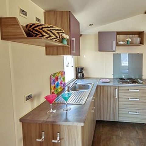 MOBILHOME 6 personnes - Comfort XL | 2 Ch. | 4/6 Pers. | Terrasse surélevée