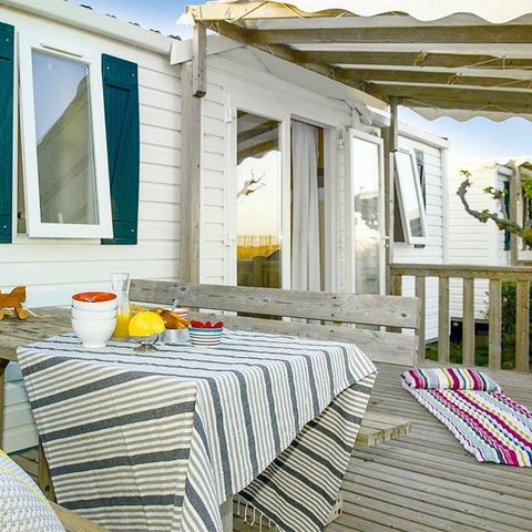 MOBILHOME 4 personnes - Comfort | 2 Ch. | 4 Pers. | Terrasse surélevée | Clim.