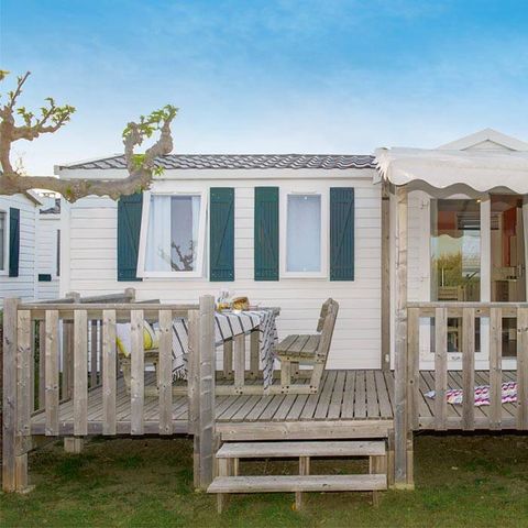 MOBILHOME 4 personnes - Comfort | 2 Ch. | 4 Pers. | Terrasse surélevée | Clim.