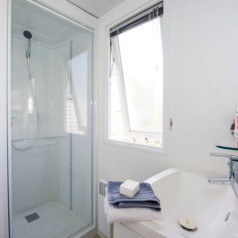 MOBILHOME 4 personnes - Comfort | 2 Ch. | 4 Pers. | Terrasse surélevée | Clim.