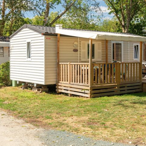 MOBILHOME 6 personnes - Comfort | 2 Ch. | 4/6 Pers. | Terrasse surélevée | Clim.