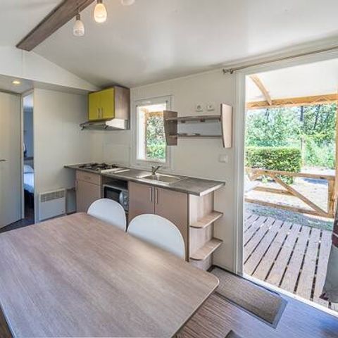 MOBILHOME 6 personnes - Comfort | 2 Ch. | 4/6 Pers. | Terrasse surélevée | Clim.
