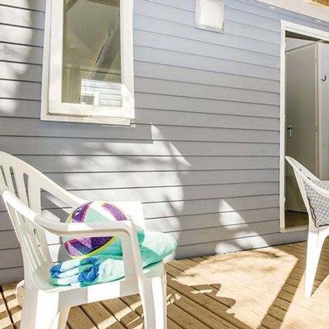 MOBILHOME 6 personnes - Comfort XL | 2 Ch. | 4/6 Pers. | Terrasse surélevée