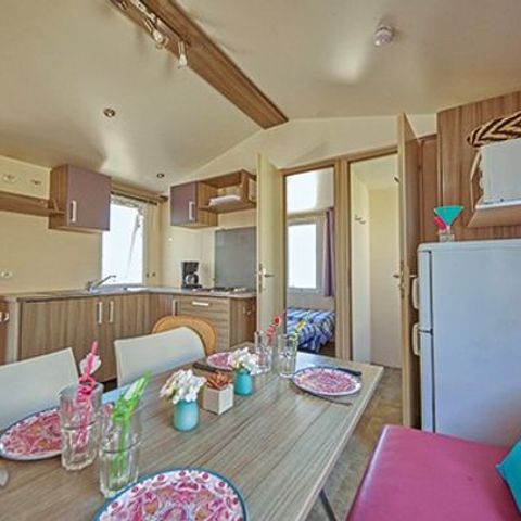 MOBILHOME 6 personnes - Comfort XL | 2 Ch. | 4/6 Pers. | Terrasse surélevée