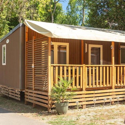 MOBILHOME 6 personnes - Comfort | 3 Ch. | 6 Pers. | Terrasse surélevée | Clim.