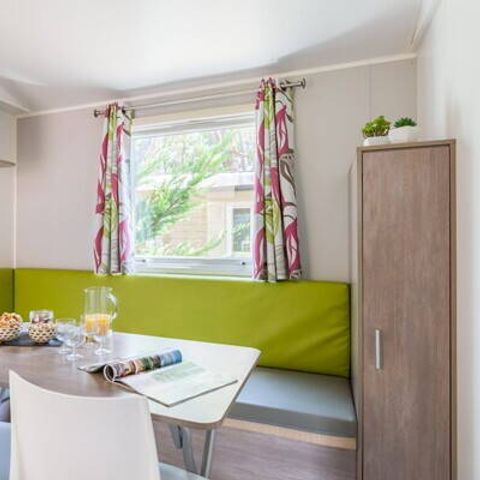MOBILHOME 6 personnes - Comfort | 3 Ch. | 6 Pers. | Terrasse surélevée | Clim.