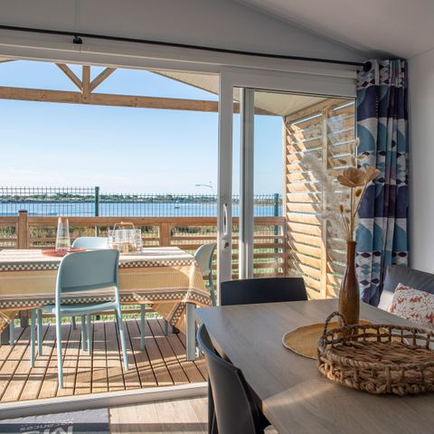 MOBILHOME 4 personnes - Panorama CONFORT Climatisé - Vue Lagune.