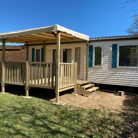 MOBILHOME 6 personnes - CONFORT 36m² - 3 chambres - terrasse couverte