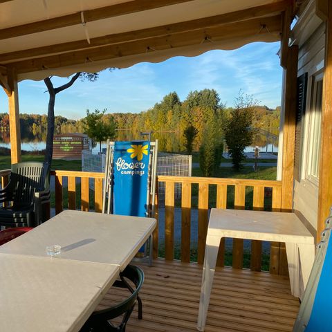 MOBILHOME 6 personnes - CONFORT 36m² - 3 chambres - terrasse couverte