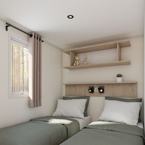 MOBILHOME 6 personnes - Premium - 33 m² (3 chambres) + Terrasse couverte