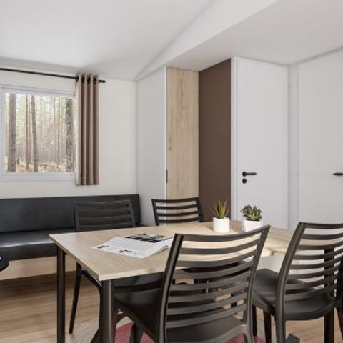 MOBILHOME 6 personnes - Premium - 33 m² (3 chambres) + Terrasse couverte