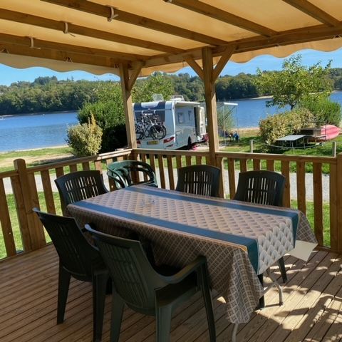 MOBILHOME 7 personnes - Premium - 36m² (3 ch. 6p) 2 sdb + Terrasse couverte