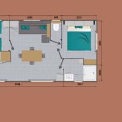 MOBILHOME 4 personnes - GRAND LARGE