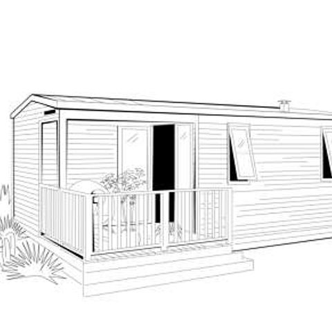 MOBILHOME 4 personnes - JUNGLE 2 chambres