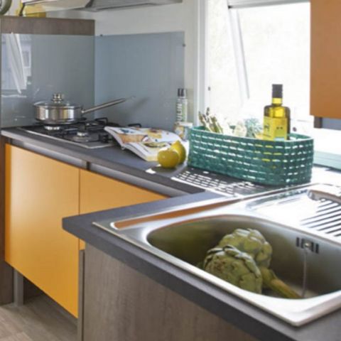 MOBILHOME 6 personnes - DECLICK avec terrasse semi-couverte