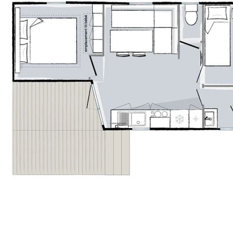 MOBILHOME 4 personnes - CELTIK