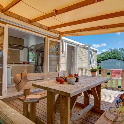 MOBILHOME 4 personnes - Cottage Privilège TV LV - 2 Chambres - 4 personnes