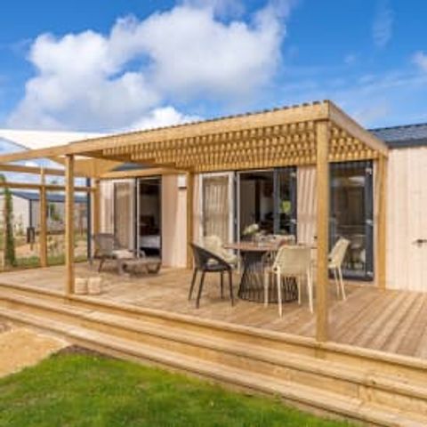 MOBILHOME 4 personnes - Cottage Rospico 4p 2ch 2Sdb  Premium