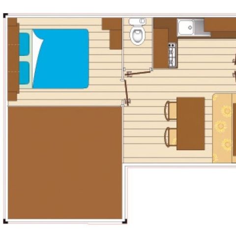 MOBILHOME 6 personnes - Evasion 2 chambres 28m²