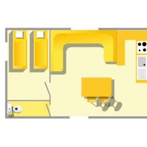 MOBILHOME 6 personnes - Evasion 2 chambres 32m²
