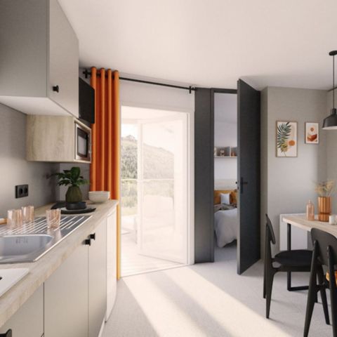 MOBILHOME 7 personnes - Mobil-home Evasion+ 7 personnes 2 chambres 28m²