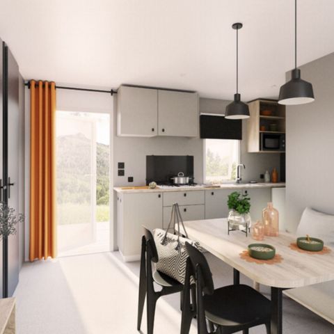 MOBILHOME 7 personnes - Mobil-home Evasion+ 7 personnes 2 chambres 28m²