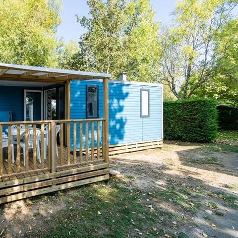 MOBILHOME 4 personnes - Mobil-home Horizon 27.5m² (2 chambres) (- de 8 ans) + terrasse intégrée + TV 4 pers