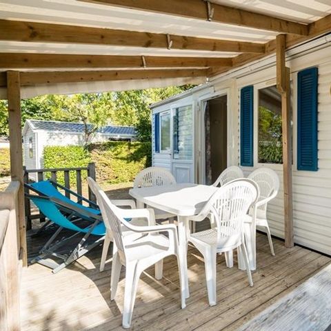 MOBILHOME 5 personnes - AZUR - 2 chambres avec TV