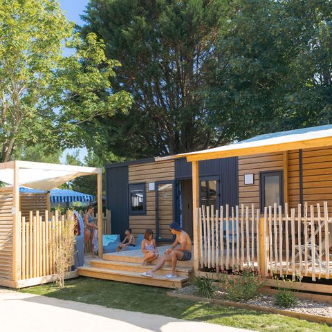 MOBILHOME 4 personnes - Mobil-home Premium 2ch. avec spa (33m²) 4 pers