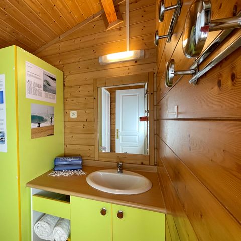 CHALET 5 personnes - Chalet Anglet 4/5p - 2 Chambres - TV - Climatisation