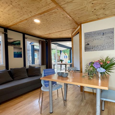 CHALET 5 personnes - Chalet Californie 4/5p - 2 Chambres - TV - Climatisation