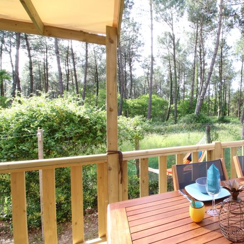 LODGE 6 personnes -  Cottage Loggia "Vue forêt" 6p - 3 chambres - TV - Climatisation
