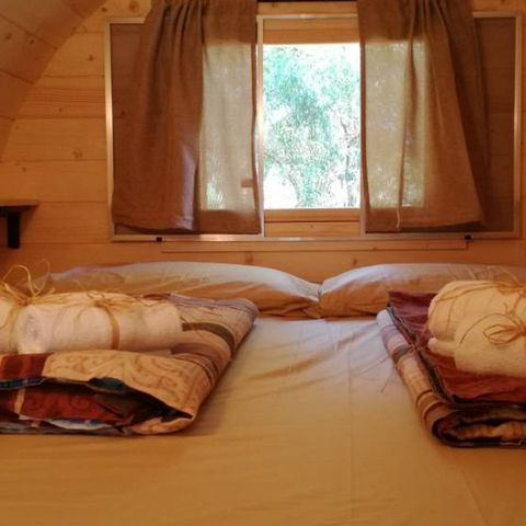 HÉBERGEMENT INSOLITE 4 personnes - BELLA TENT BARRIQUE - Sans sanitaires