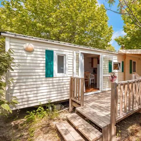 MOBILHOME 6 personnes - Classic | 2 Ch. | 4/6 Pers. | Terrasse surélevée | Clim.