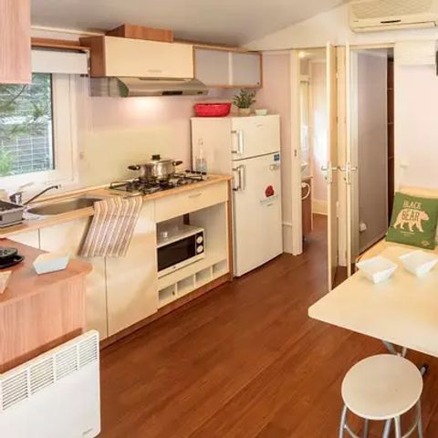 MOBILHOME 6 personnes - Classic | 2 Ch. | 4/6 Pers. | Terrasse surélevée | Clim.