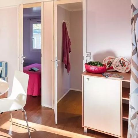 MOBILHOME 6 personnes - Classic | 2 Ch. | 4/6 Pers. | Terrasse surélevée | Clim.