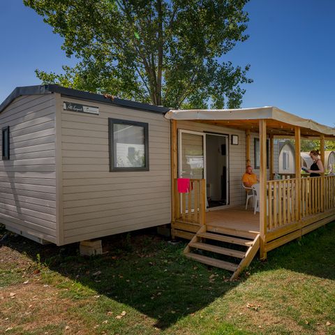 MOBILHOME 6 personnes - Comfort | 2 Ch. | 4/6 Pers. | Terrasse surélevée | Clim.