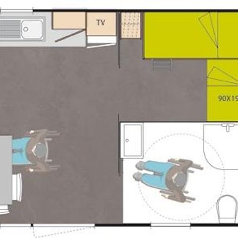 CHALET 4 personnes - Cottage Caborde PMR