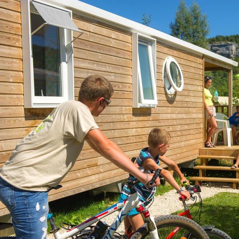 MOBILHOME 6 personnes - Cottage Séquanie  - 32m² - 3 chambres pour les grandes familles