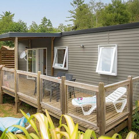 Mobilhome 6 personnes - Comfort XL | 3 Ch. | 6 Pers. | Terrasse surélevée | Clim. | TV