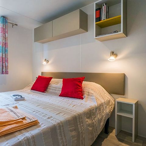 Mobilhome 6 personnes - Comfort XL | 3 Ch. | 6 Pers. | Terrasse surélevée | Clim. | TV