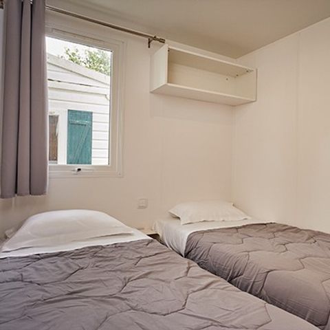 Mobilhome 6 personnes - Mobil-home | Comfort | 3 Ch. | 6 Pers. | Terrasse surélevée | Clim. | TV