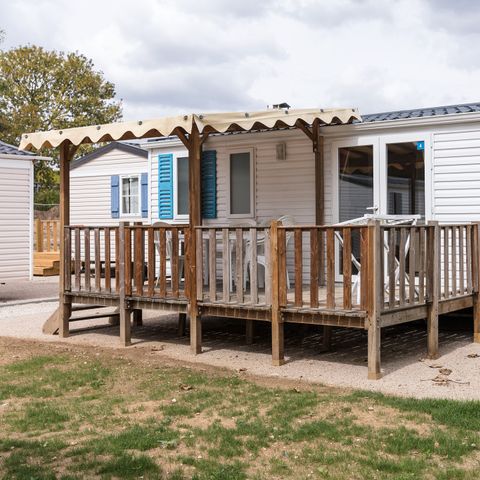 Mobilhome 4 personnes - Mobil-home | Comfort XL | 2 Ch. | 4 Pers. | Terrasse surélevée | Clim. | TV