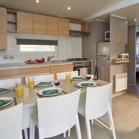 Mobilhome 6 personnes - Mobil-home | Comfort | 3 Ch. | 6 Pers. | Terrasse surélevée