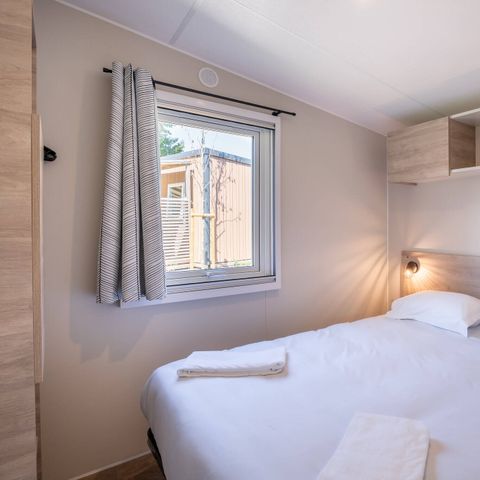 Mobilhome 6 personnes - Mobil-home | Premium | 3 Ch. | 6 Pers. | Terrasse surélevée | Clim. | TV