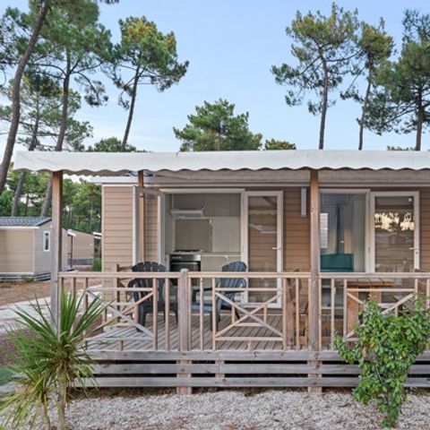 MOBILHOME 6 personnes - Comfort XL | 3 Ch. | 6 Pers. | Terrasse surélevée | Clim.